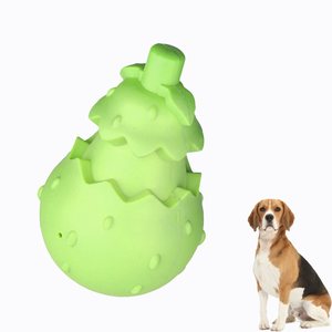 Fruit Series Is Made of 100% Natural Rubber High Quality Chewy To Help Dogs Clean Teeth Feeding Toys