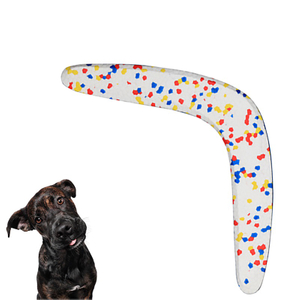E-TPU and Natural Rubber Make Eco-Friendly Outdoor Toys Sports Frisbee Quick Catch Boomerang All Natural Pet Toys