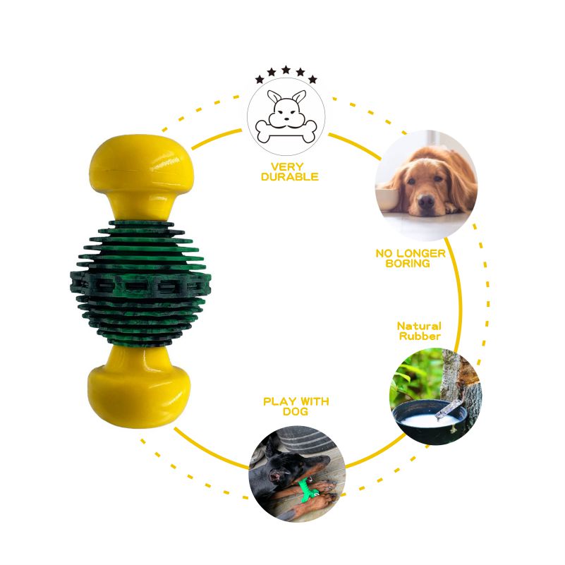 Inexpensive Interactive Dog Toys Made of 100% Natural Rubber Eco-Friendly Durable Dog Chew Toys