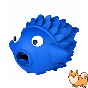 Clean Teeth Small Fish Animal Series Made of Natural Rubber Multi-colored selection suitable for medium and large dog leaky food toys