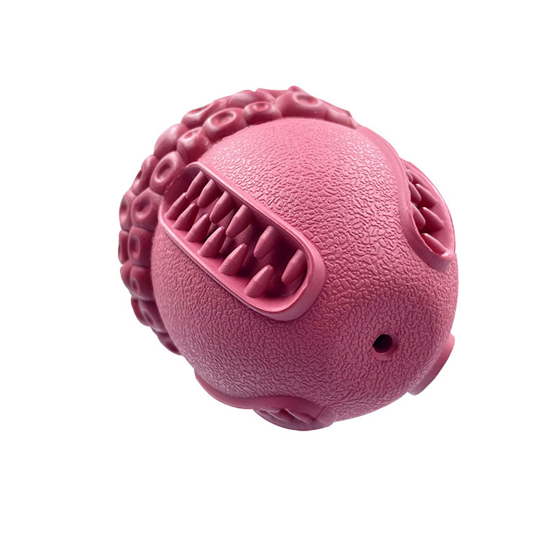 OEM/ODM Hazelnut Shape Pet Toys Use 100% Natural Rubber To Make Fun Fruit Chew Toys