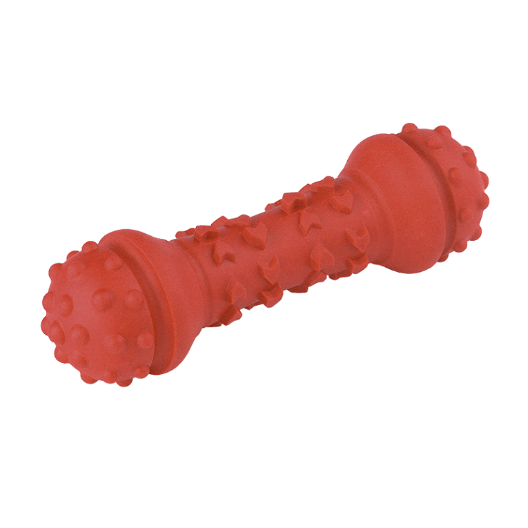 Durable Tough Dog Bone Chew Toys Made with Rubber Teething Molar Indestructible Dog Toys for Aggressive Chewers 