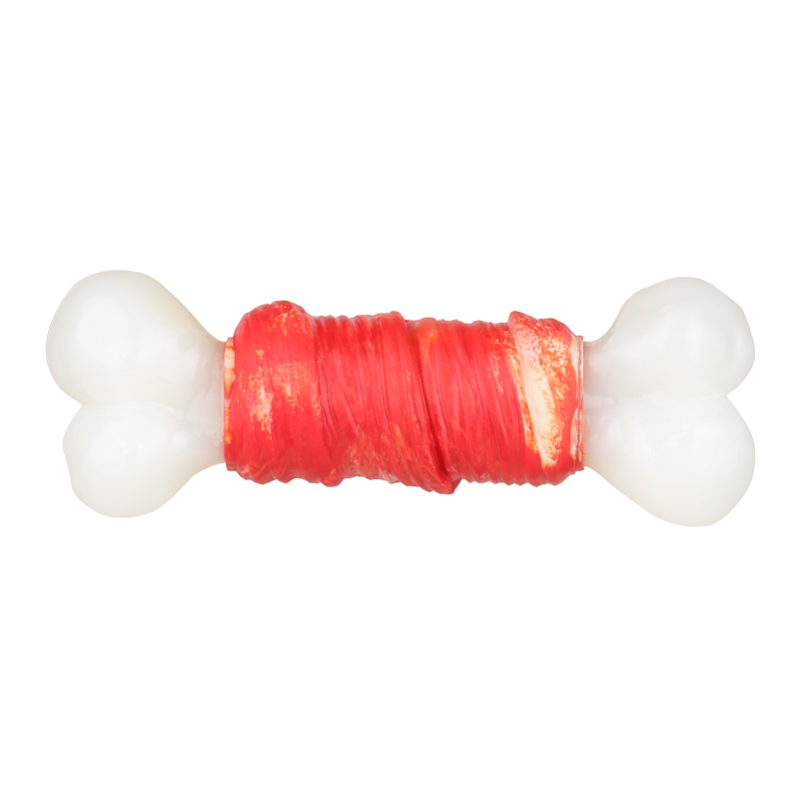 OEM/ODM Toys Made of Rubber Mixed Nylon Material for Dogs Cleaning Teeth Nearly Indestructible Dog Toys