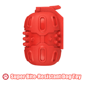 Wholesale Grenade Toys Almost Indestructible Super Chewable Dog Natural Rubber Toys