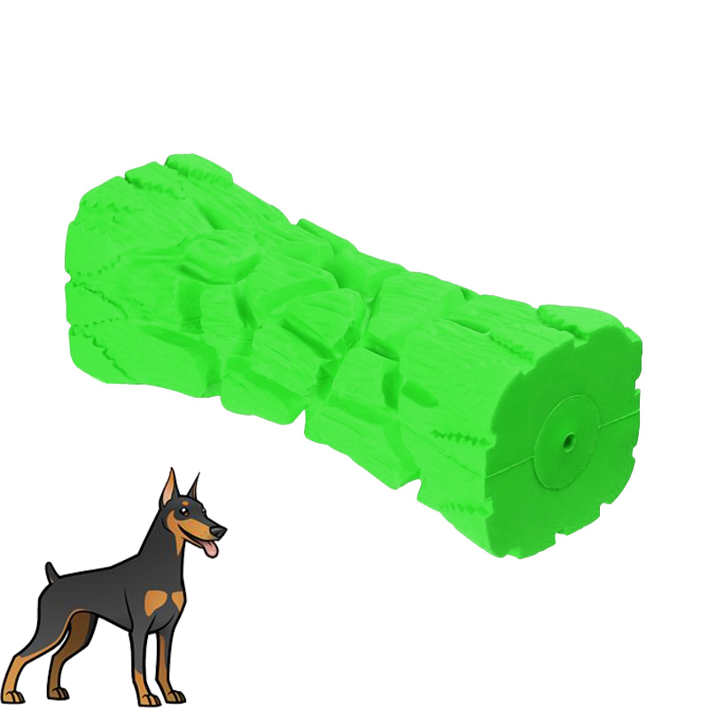 BAKE Tree Trunk Shape Toy Made of Natural Rubber Suitable for Medium And Large Dogs To Chew Squeaky Dog Toy