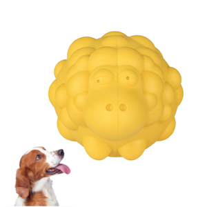 2022 Hot Selling Items Cute Design Natural Rubber Ideas Sheep Shape Toy Pet Toy