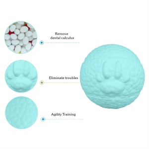 Wholesale E-TPU Indestructible Bouncy Dog Ball for Aggressive Chewers To Fetch And Play Teething Molar Toys Bite Resistant