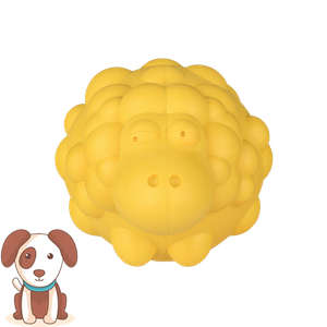 Squeaky Lamb Dog Toy Is Made of Natural Rubber Chewable Dog Toy for Medium And Large Dogs To Clean Their Teeth, Easy To Clean, Multi-color Options