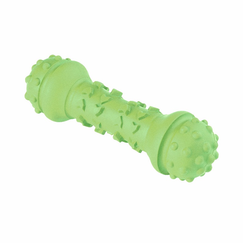 Solid Bone Shaped Dog Chew Toy Indestructible Teeth Cleaning Molar Toys Rubber Bite Chewing for Aggressive Chewers