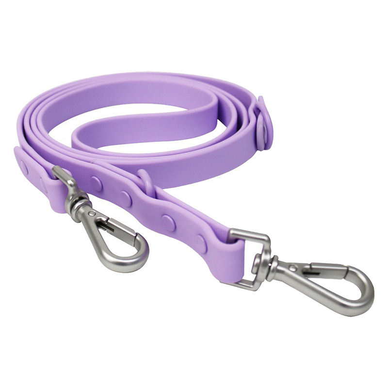 adjustable dog leash made of high quality soft fabric anti breakaway light dog leash