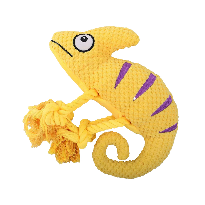 Plush Dog Toy for Aggressive Chewers Soft Fabric Helps Dogs Clean Their