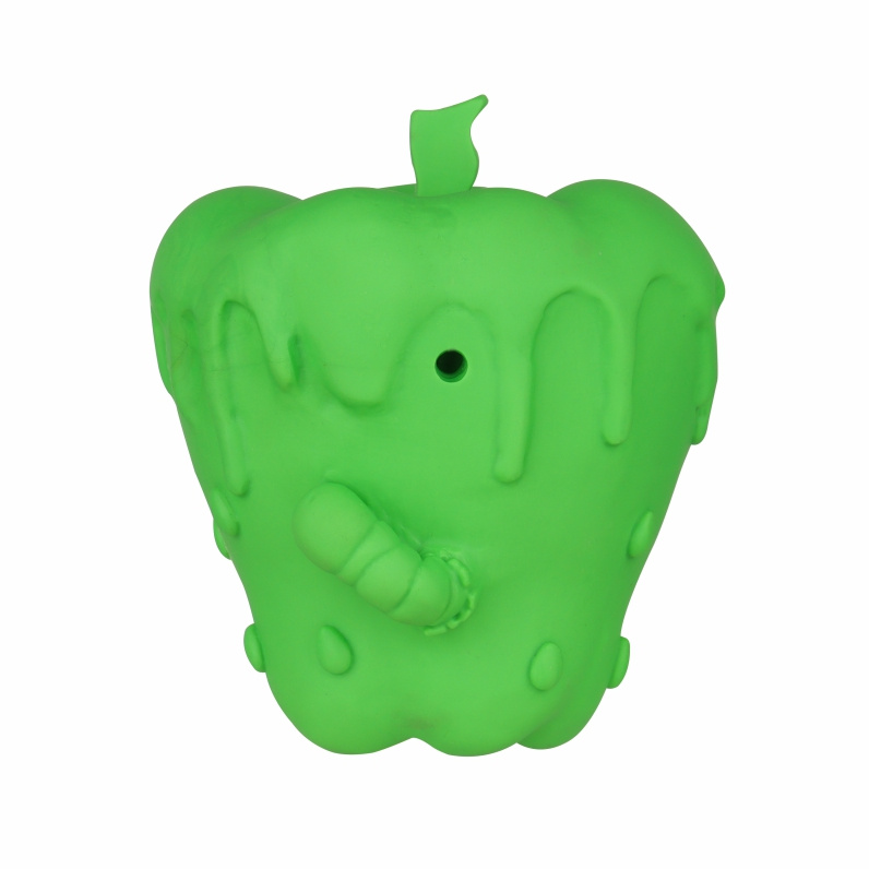 Dog Toys for Senior Dogs Made of 100% Natural Rubber Apple Design Squeak Toys