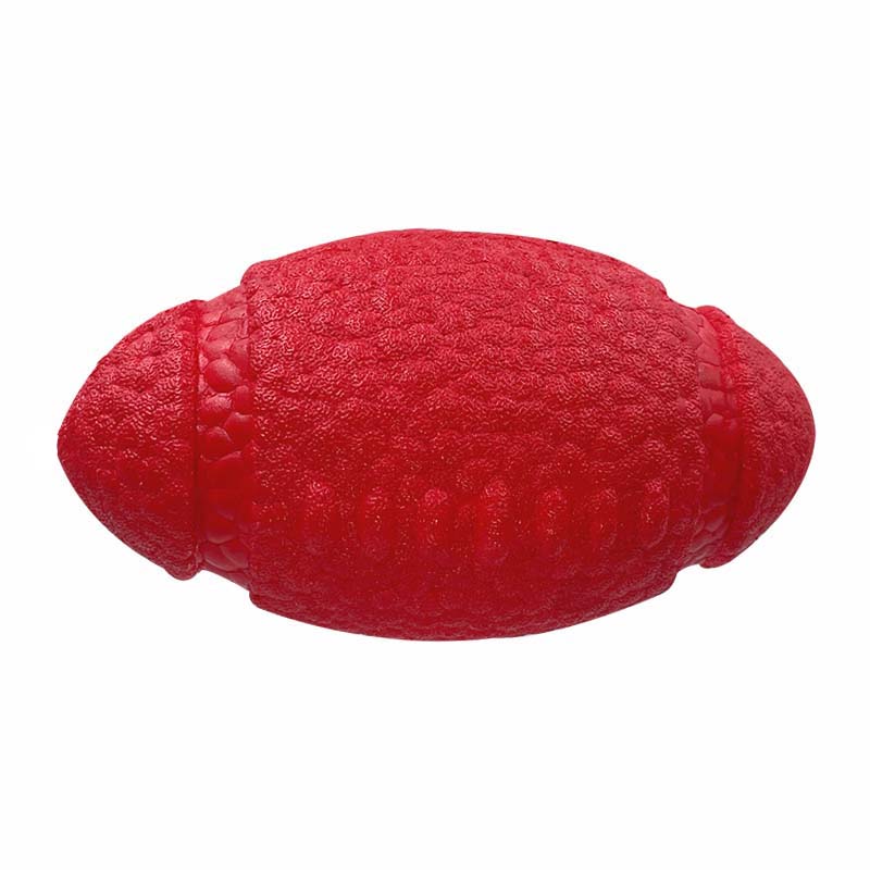 E-TPU Rugby Design Non-toxic Eco-Friendly High Resilience Durable Dog Chew Toy Waterproof Pet Toy 