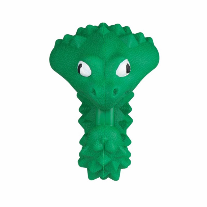 High Quality Dog Food Dispenser Toys Made of 100 Natural Rubber Green