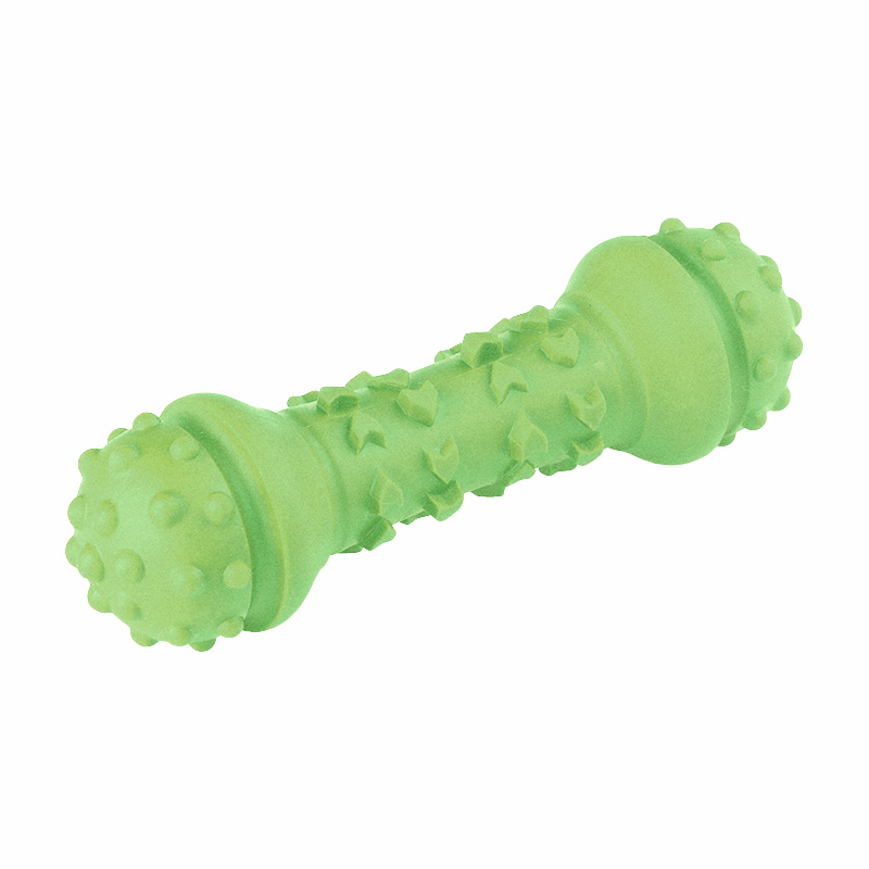 Nearly Indestructible Tough And Durable Dog Chew Toy for Aggressive Chewers for Medium Or Large Dogs Natural Rubber Teeth Cleaning Dog Bone Toy