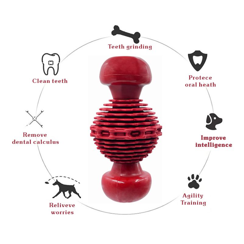 Fun Toys for Big Dogs Made of Natural Rubber Mixed with Nylon To Make A