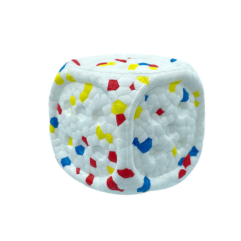 E-TPU Dice Toys Can Float on Water Lightweight Eco-Friendly Durable Organic Chew Toys for Dogs