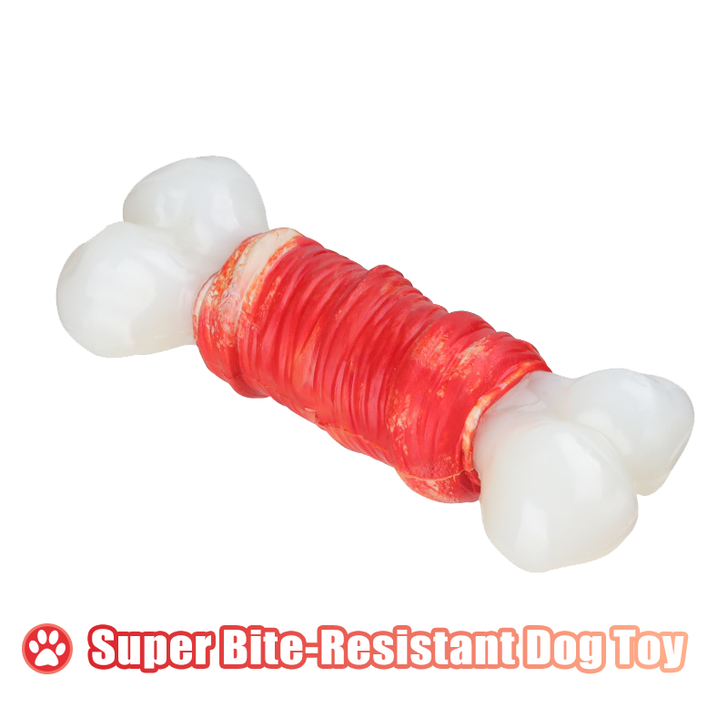 New Dog Toy Nylon + Rubber Cleans Teeth Helps Improve Your Dog's Oral Hygiene The Strongest Dog Chew Toy